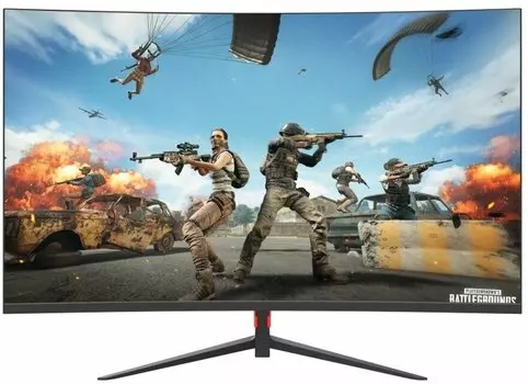 Монитор 23.8" Lime T238L VA, изогнутый, 1920x1080 (16:9), 250кд/м2, 165 Гц, 5 мс, 178°/178°, FreeSync/G-Sync, HDMI, DisplayPort, USB-Hub, черный (T238L)