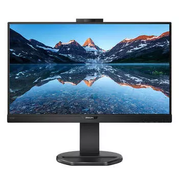 Монитор 23.8" Philips 243B9H/00 IPS, 1920x1080 (16:9), 250кд/м2, 4мс, 178°/178°, VGA, HDMI, DisplayPort, USB Type-C, USB-Hub, веб-камера, черный (243B9H/00)