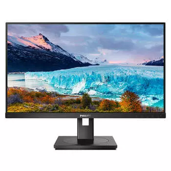 Монитор 23.8" Philips 243S1 IPS, 1920x1080 (16:9), 250кд/м2, 4мс, 178°/178°, HDMI, DisplayPort, USB Type-C, USB-Hub, черный (243S1)
