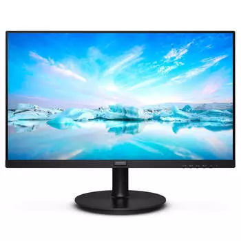 Монитор 23.8" Philips V Line 241V8LAB VA, 1920x1080 (16:9), 250кд/м2, 100 Гц, 4 мс, 178°/178°, VGA, HDMI, USB-Hub, черный (241V8LAB/00)
