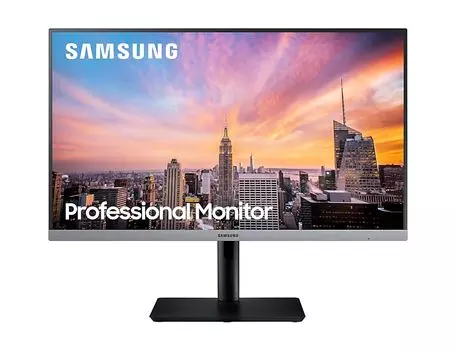 Монитор 23.8" Samsung S24R650FDI IPS, 1920x1080 (16:9), 250кд/м2, 5мс, FreeSync, VGA, HDMI, DisplayPort, USB-Hub, темно-серый (LS24R650FDIXCI)