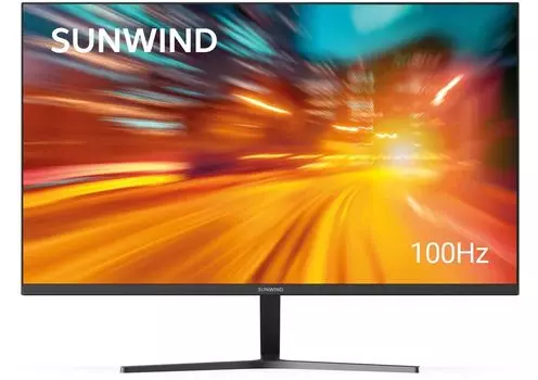 Монитор 23.8" Sunwind SM-24FI223 IPS, 1920x1080 (16:9), 250кд/м2, 100 Гц, 6 мс, 178°/178°, VGA, HDMI, DisplayPort, черный (SM24SB02)