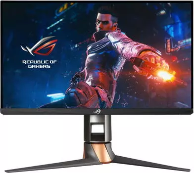 Монитор 24.5" ASUS ROG SWIFT PG259QN IPS, 1920x1080 (16:9), 400кд/м2, 360Hz, 1мс, 178°/178°, NVIDIA G-SYNC, HDMI, DisplayPort, USB-Hub, черный (90LM05Q0-B01370)