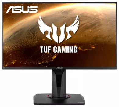 Монитор 24.5" ASUS TUF VG258QM TN, 1920x1080 (16:9), 400кд/м2, 280Hz, 0.5 мс, 170°/160°, G-SYNC Compatible, HDMI, DisplayPort, черный (90LM0450-B02370)
