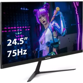 Монитор 24.5" ExeGate SmartView EH1500 IPS, 1920x1080 (16:9), 250кд/м2, 5 мс, 178°/178°, VGA, HDMI, черный (EX297309RUS)