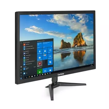 Монитор 24" ExeGate EB2400A VA, 1920x1080 (16:9), 200кд/м2, 5 мс, 178°/178°, VGA, HDMI, черный (EX297377RUS)