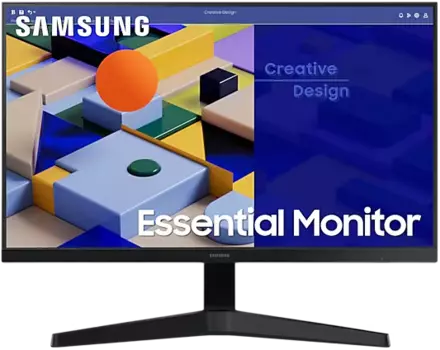 Монитор 24" Samsung Essential S24C314EAU IPS, 1920x1080 (16:9), 250кд/м2, 5 мс, 178°/178°, VGA, HDMI, черный (LS24C314EAUXEN)