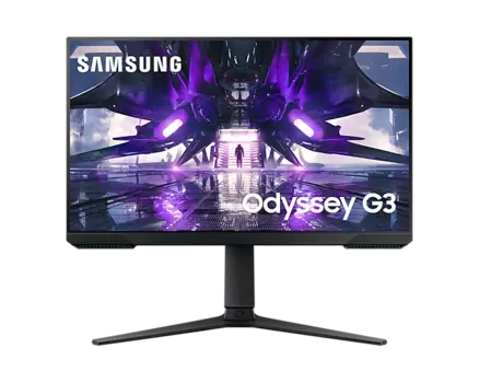 Монитор 24" Samsung Odyssey G3 LS24AG300NIXCI VA, 1920x1080 (16:9), 250кд/м2, 144Hz, 1мс, 178°/178°, FreeSync Premium, HDMI, DisplayPort, черный (LS24AG300NIXCI)