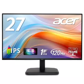 Монитор 27" Acer EK271Gbmix IPS, 1920x1080 (16:9), 250кд/м2, 120 Гц, 1 мс, 178°/178°, VGA, HDMI, черный (UM.HE1CD.G02)