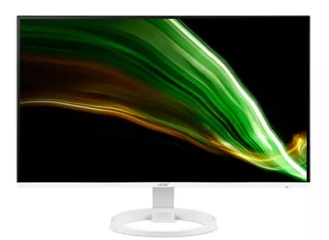 Монитор 27" Acer R272 IPS, 1920x1080 (16:9), 250кд/м2, 1мс, 178°/178°, FreeSync, VGA, HDMI, черный/белый (UM.HR2EE.009)