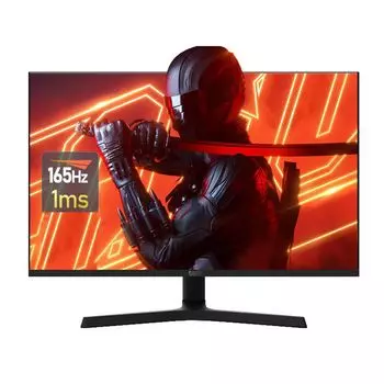 Монитор 27" Aiwa MZ270A IPS, 2560x1440 (16:9), 350кд/м2, 165 Гц, 1 мс, 178°/178°, HDMI, DisplayPort, черный (MZ270A)