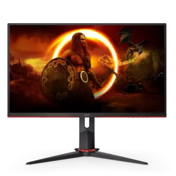 Монитор 27" AOC 27G2SPU IPS, 1920x1080 (16:9), 250кд/м2, 165Hz, 1мс, 178°/178°, VGA, HDMI, DisplayPort, USB-Hub, черный/красный (27G2SPU)