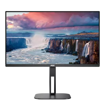 Монитор 27" AOC 27V5C/BK IPS, 1920x1080 (16:9), 300кд/м2, 4мс, 178°/178°, FreeSync/G-Sync, HDMI, DisplayPort, USB Type-C, USB-Hub, черный (27V5C/BK)