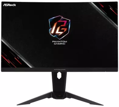 Монитор 27" ASRock Phantom Gaming PG27Q15R2A VA, изогнутый, 2560x1440 (16:9), 550кд/м2, 165 Гц, 1 мс, 178°/178°, HDMI, DisplayPort, черный (PG27Q15R2A)