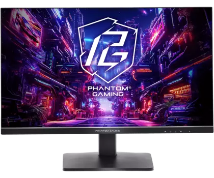 Монитор 27" ASRock Phantom Gaming PG27QFT1B IPS, 2560x1440 (16:9), 400кд/м2, 180 Гц, 1 мс, 178°/178°, HDMI, DisplayPort, черный (PG27QFT1B)