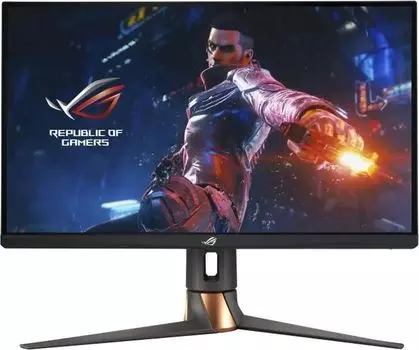 Монитор 27" ASUS ROG SWIFT PG27UQR IPS, 3840x2160 (16:9), 600кд/м2, 120 Гц, 1 мс, 178°/178°, HDMI, DisplayPort, USB-Hub, черный (90LM03A0-B02370)