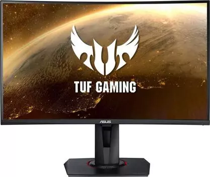 Монитор 27" ASUS TUF Gaming VG27WQ VA, изогнутый, 2560x1440 (16:9), 400кд/м2, 165 Гц, 1мс, 178°/178°, FreeSync, HDMI, DisplayPort, черный (90LM05F0-B01E70)