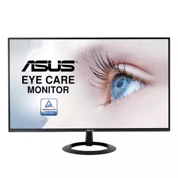 Монитор 27" ASUS VZ27EHE IPS, 1920x1080 (16:9), 250кд/м2, 1 мс, 178°/178°, VGA, HDMI, черный