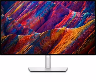 Монитор 27" DELL U2723QE IPS, 3840x2160 (16:9), 400кд/м2, 5мс, 178°/178°, HDMI, DisplayPort, USB Type-C, USB-Hub, черный/серебристый (210-BCXK)