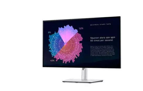 Монитор 27" DELL UltraSharp U2722DE IPS, 2560x1440 (16:9), 350кд/м2, 5мс, 178°/178°, HDMI, DisplayPort, USB Type-C, USB-Hub, серебристый (2722-5014)