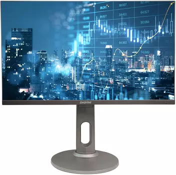 Монитор 27" Digma DM-MONB2707 IPS, 2560x1440 (16:9), 350кд/м2, 6мс, 178°/178°, HDMI, DisplayPort, USB Type-C, USB-Hub, черный