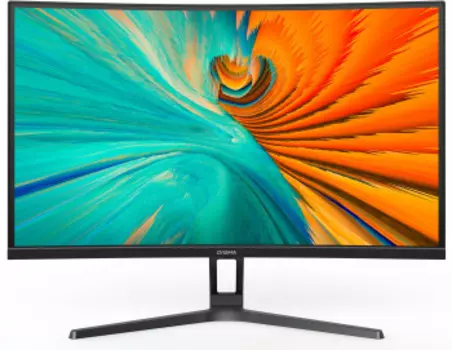 Монитор 27" Digma Overdrive 27A510Q VA, изогнутый, 2560x1440 (16:9), 300кд/м2, 165 Гц, 6 мс, 178°/178°, HDMI, DisplayPort, USB-Hub, черный (DM27VG02)