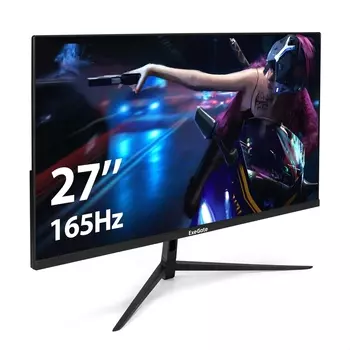 Монитор 27" ExeGate Combat EF2707C IPS, 1920x1080 (16:9), 300кд/м2, 165 Гц, 1 мс, 178°/178°, HDMI, DisplayPort, USB-Hub, черный (EX297306RUS)
