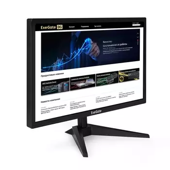 Монитор 27" ExeGate EB2700 TN, 1920x1080 (16:9), 200кд/м2, 5 мс, 178°/178°, VGA, HDMI, черный (EX294425RUS)