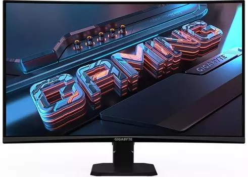 Монитор 27" Gigabyte Gaming GS27FC VA, изогнутый, 1920x1080 (16:9), 250кд/м2, 180 Гц, 1 мс, 178°/178°, HDMI, DisplayPort, черный (20VM0-GS27FCBM-1EUR)