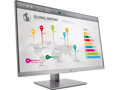 Монитор 27" HP E273q IPS, 2560x1440 (16:9), 350кд/м2, 5мс, VGA, HDMI, DisplayPort, USB Type-C, USB-Hub, черный (1FH52AA)