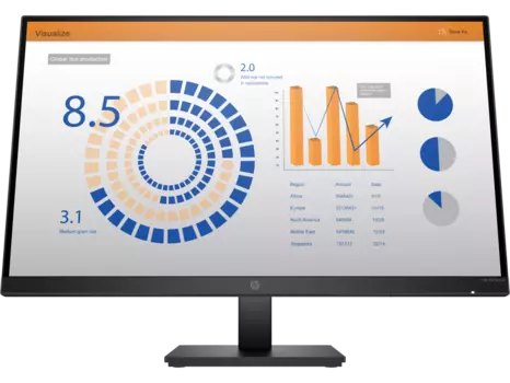 Монитор 27" HP P27q G4 IPS, 2560x1440 (16:9), 250кд/м2, 5мс, 178°/178°, VGA, HDMI, черный (8MB11AA#ABB)