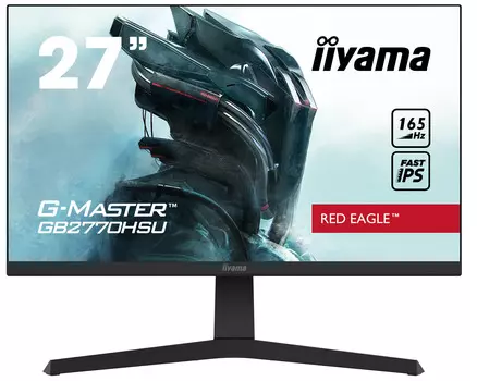 Монитор 27" Iiyama G-MASTER GB2770HSU-B1 IPS, 1920x1080 (16:9), 250кд/м2, 165 Гц, 0.8мс, 178°/178°, FreeSync, HDMI, DisplayPort, USB-Hub, черный