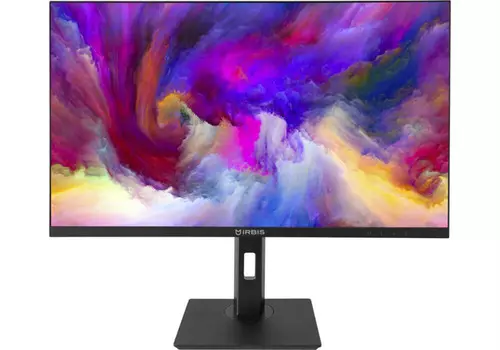 Монитор 27" IRBIS SMARTVIEW 27 IPS, 2560x1440 (16:9), 300кд/м2, 3 мс, 178°/178°, HDMI, DisplayPort, USB Type-C, USB-Hub, черный (ISM27QIDL)