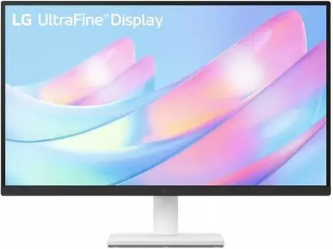 Монитор 27" LG UltraFine 27US500-W IPS, 3840x2160 (16:9), 300кд/м2, 5 мс, 178°/178°, HDMI, DisplayPort, серебристый (27US500-W)