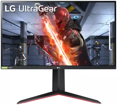 Монитор 27" LG UltraGear 27GN65R-B IPS, 1920x1080 (16:9), 300кд/м2, 144 Гц, 1 мс, 178°/178°, FreeSync Premium, G-Sync Compatible, HDMI, черный (27GN65R-B.ARUZ)