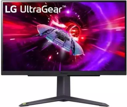 Монитор 27" LG UltraGear 27GR75Q-B IPS, 2560x1440 (16:9), 300кд/м2, 144 Гц, 1 мс, 178°/178°, HDMI, DisplayPort, USB-Hub, черный (27GR75Q-B)