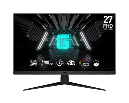 Монитор 27" MSI G2712F IPS, 1920x1080 (16:9), 300кд/м2, 180 Гц, 1 мс, 178°/178°, HDMI, DisplayPort, черный (9S6-3CD61T-009)