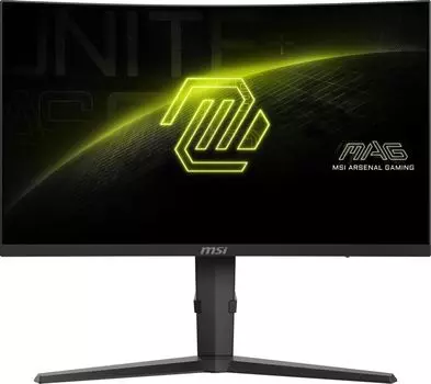 Монитор 27" MSI MAG 275CQRF QD E2 Rapid VA, изогнутый, 2560x1440 (16:9), 300кд/м2, 180 Гц, 1 мс, 176°/178°, HDMI, DisplayPort, USB Type-C, черный (9S6-3CD04H-060)