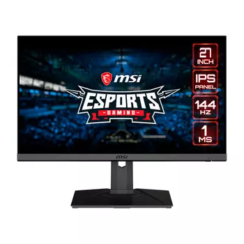 Монитор 27" MSI Optix MAG275R IPS, 1920x1080 (16:9), 250кд/м2, 144Hz, 1мс, 178°/178°, FreeSync, HDMI, 2, USB-Hub, черный (9S6-3CB5AT-052)