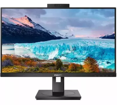 Монитор 27" Philips 272S1MH/00 IPS, 1920x1080 (16:9), 250кд/м2, 4мс, 178°/178°, Adaptive Sync, VGA, DVI, HDMI, DisplayPort, USB-Hub, веб-камера, черный (272S1MH/00)