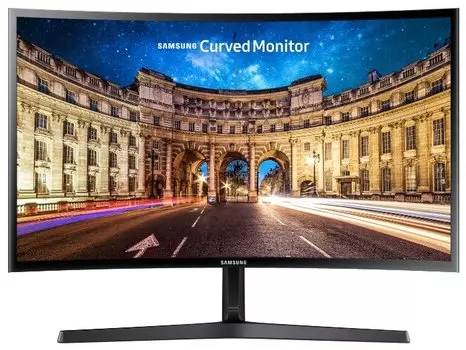 Монитор 27" Samsung C27F396FHI VA, изогнутый, 1920x1080 (16:9), 250кд/м2, 72Hz, 4мс, 178°/178°, FreeSync, VGA, HDMI, черный (LC27F396FHIX/CI)