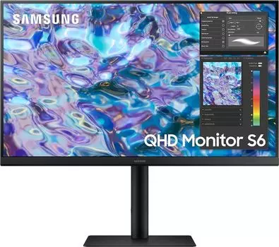 Монитор 27" Samsung LS27B610EQIXCI IPS, 2560x1440 (16:9), 300кд/м2, 5мс, 178°/178°, FreeSync, HDMI, DisplayPort, черный (LS27B610EQIXCI)