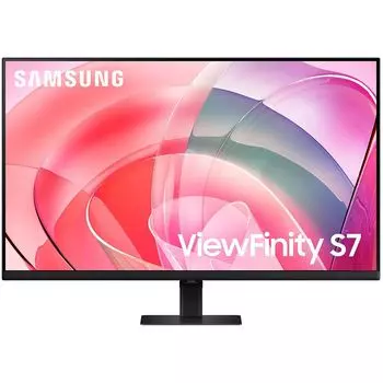 Монитор 27" Samsung ViewFinity S7 LS27D700EAIXCI IPS, 3840x2160 (16:9), 350кд/м2, 5 мс, 178°/178°, HDMI, DisplayPort, черный (LS27D700EAIXCI)