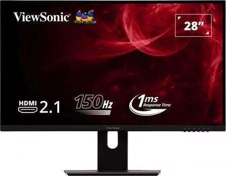 Монитор 28" Viewsonic VX2882-4KP VA, изогнутый, 3840x2160 (16:9), 300кд/м2, 150Hz, 1мс, 178°/178°, Adaptive Sync, HDMI, DisplayPort, USB Type-C, USB-Hub, черный (VX2882-4KP)