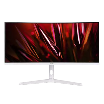 Монитор 29.5" Acer Nitro UM.RX6EE.X01 VA, изогнутый, 2560x1080 (21:9), 400кд/м2, 200Hz, 1мс, 178°/178°, FreeSync Premium, HDMI, DisplayPort, серебристый (UM.RX6EE.X01)