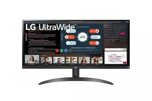 Монитор 29" LG UltraWide 29WP500-B IPS, 2560x1080 (21:9), 250кд/м2, 5мс, 178°/178°, HDMI, черный (29WP500-B.ARUZ)