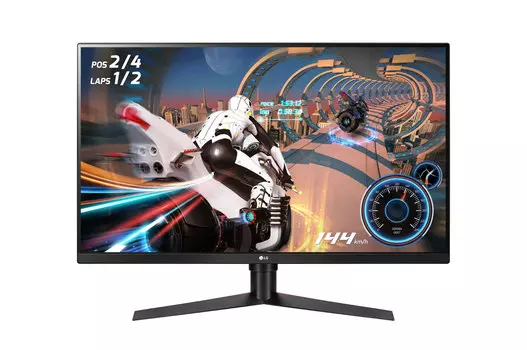 Монитор 31.5" LG 32GK650F-B VA, 2560x1440 (16:9), 350кд/м2, 144Hz, 5мс, FreeSync, HDMI, DisplayPort, черный (32GK650F-B.ARUZ)