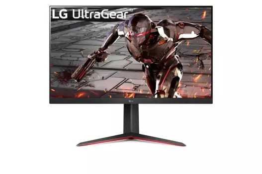Монитор 31.5" LG UltraGear 32GN650-B VA, 2560x1440 (16:9), 350кд/м2, 165 Гц, 1 мс, 178°/178°, HDMI, DisplayPort, черный/красный