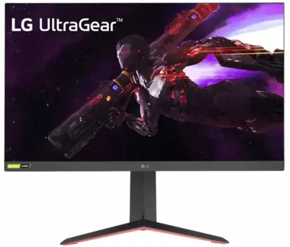 Монитор 31.5" LG UltraGear 32GP83B-B IPS, 2560x1440 (16:9), 350кд/м2, 165Hz, 1мс, 178°/178°, FreeSync, HDMI, DisplayPort, черный
