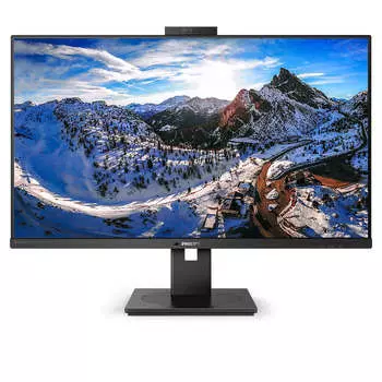 Монитор 31.5" Philips 326P1H/00 IPS, 2560x1440 (16:9), 350кд/м2, 4мс, 178°/178°, HDMI, DisplayPort, USB Type-C, USB-Hub, веб-камера, черный (326P1H/00)